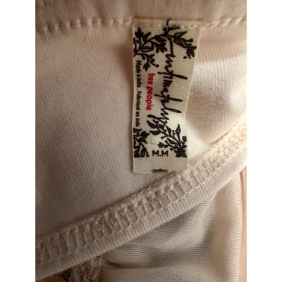 FREE PEOPLE JUST BEAD IT BRALETTE POWDER SAND COMBO M - Picture 4 of 9